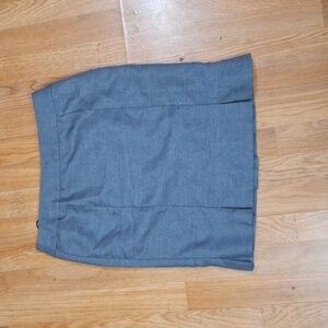 Grey Size 4p Pencil Work Skirt